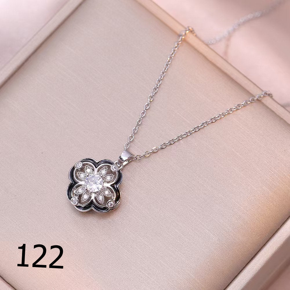 18K Gold Plated Shiny Spinner Necklaces -Blind bag