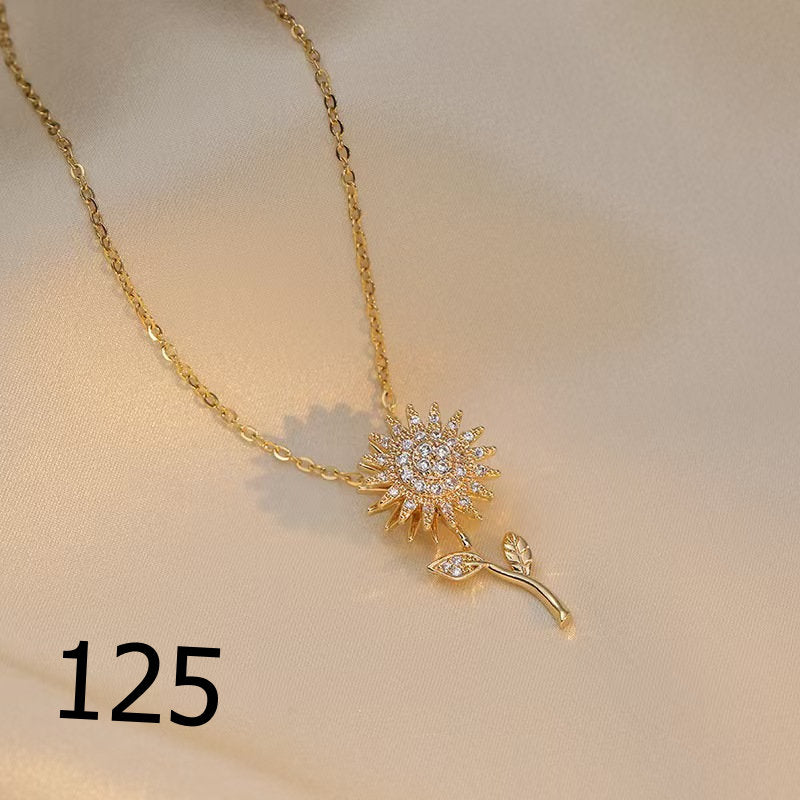 18K Gold Plated Shiny Spinner Necklaces -Blind bag