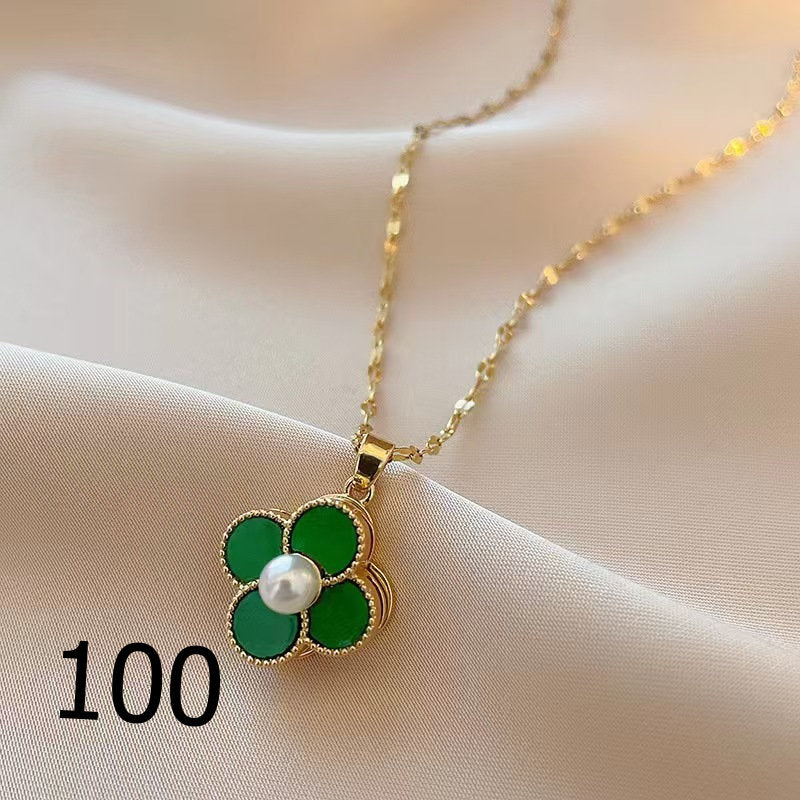 18K Gold Plated Shiny Spinner Necklaces -Blind bag