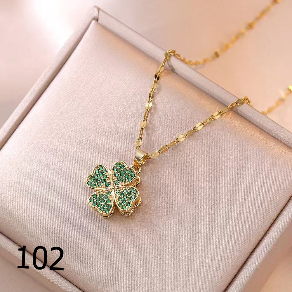 18K Plated Shiny Spinner Necklace (1)