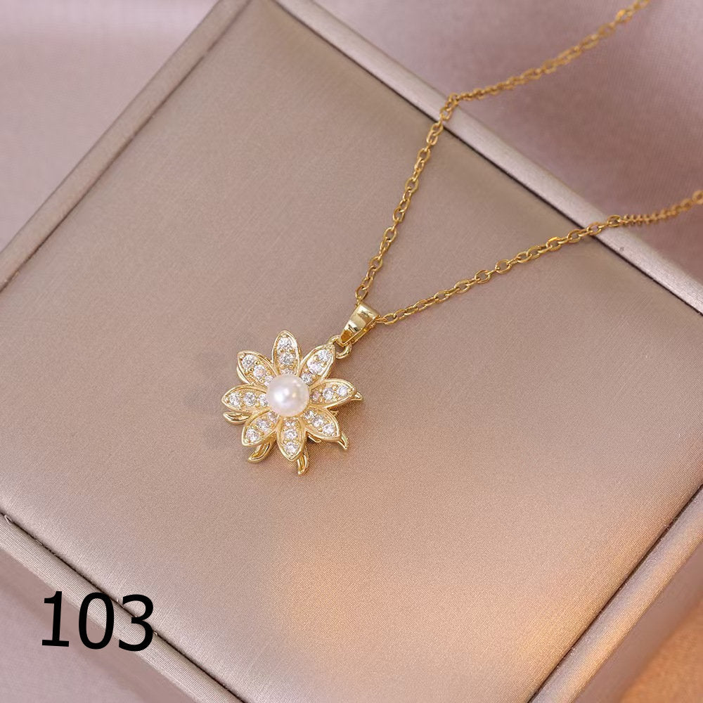 18K Plated Shiny Spinner Necklace (1)