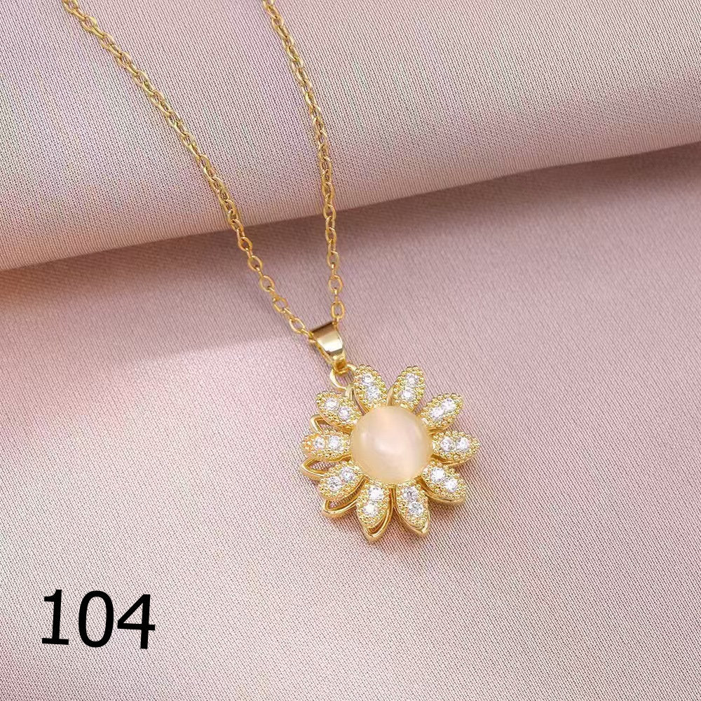 18K Plated Shiny Spinner Necklace (1)