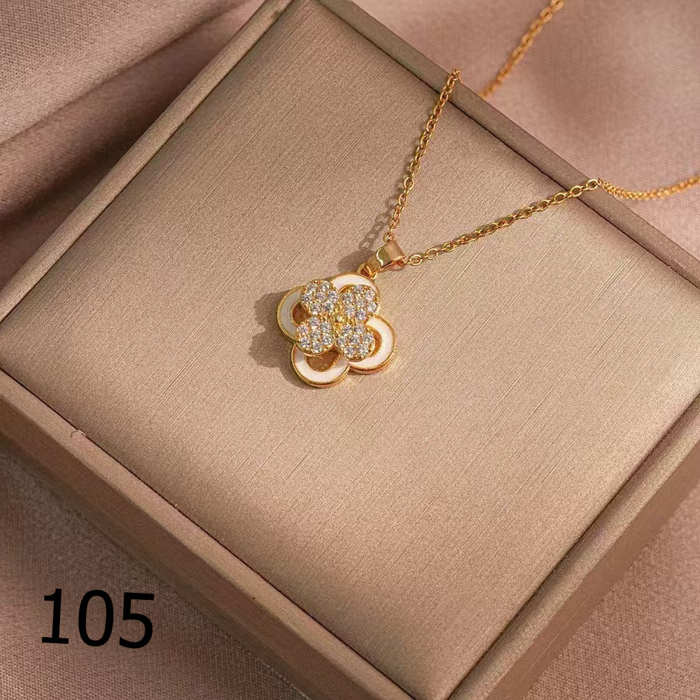 18K Plated Shiny Spinner Necklace (1)