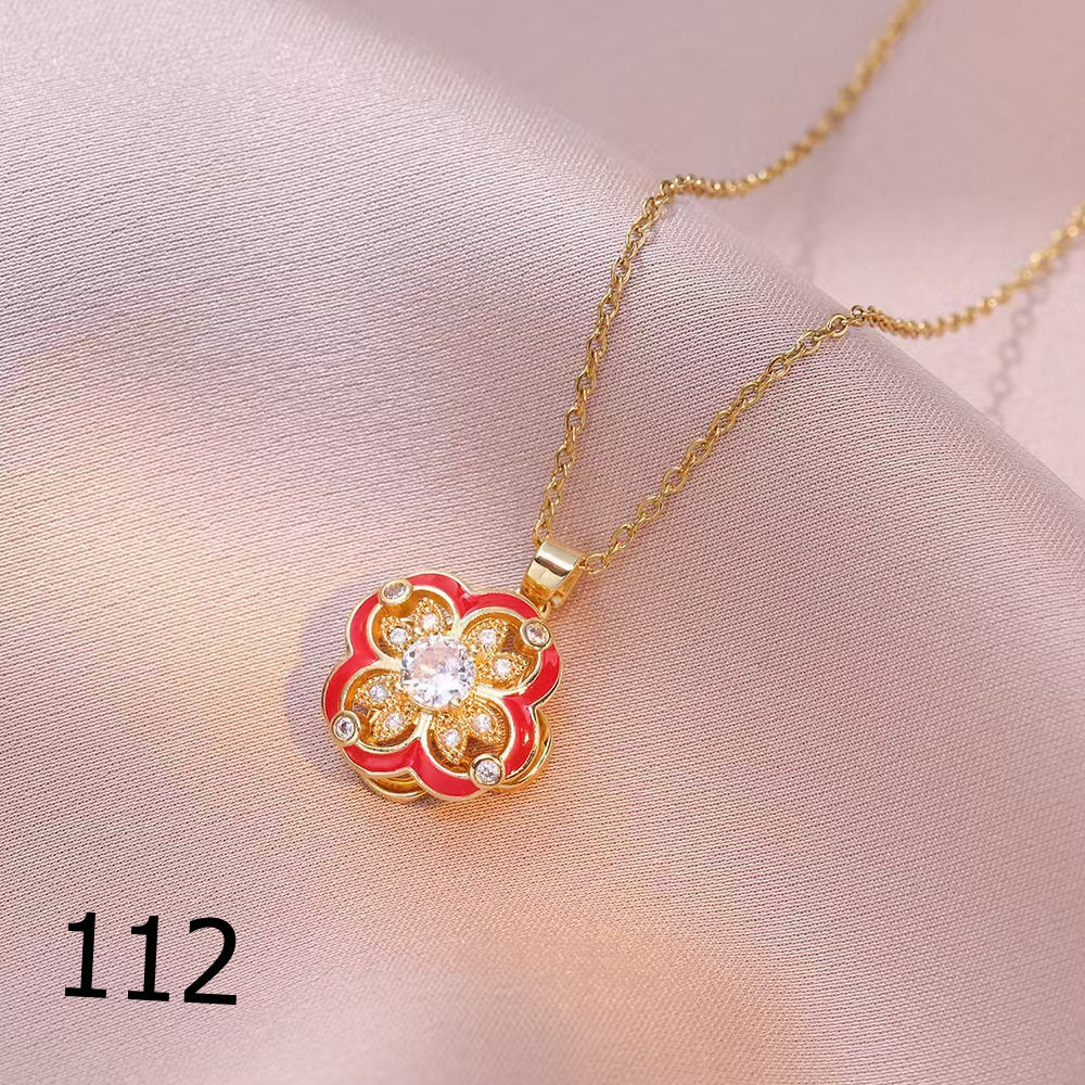18K Plated Shiny Spinner Necklace (1)
