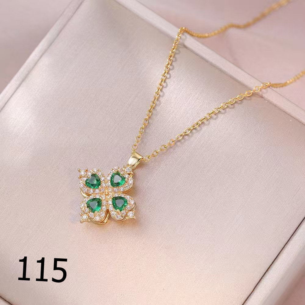 18K Plated Shiny Spinner Necklace (1)