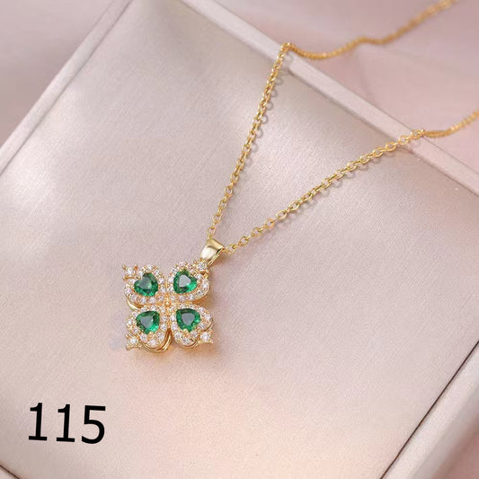 18K Plated Shiny Spinner Necklace (1)