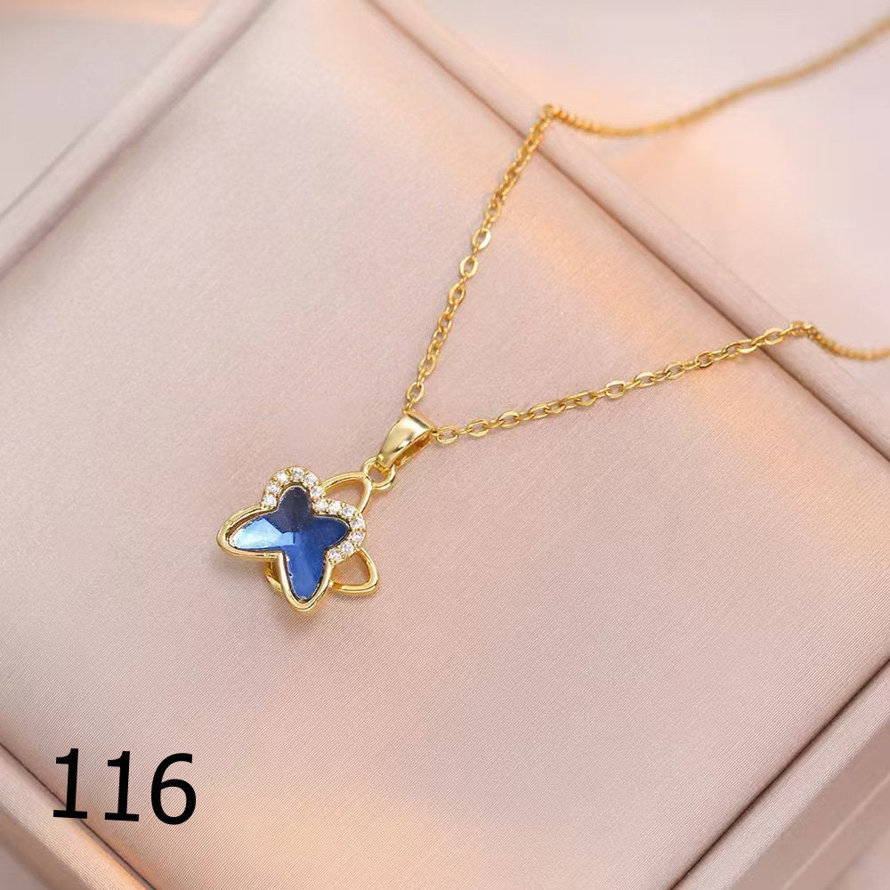 18K Plated Shiny Spinner Necklace (1)