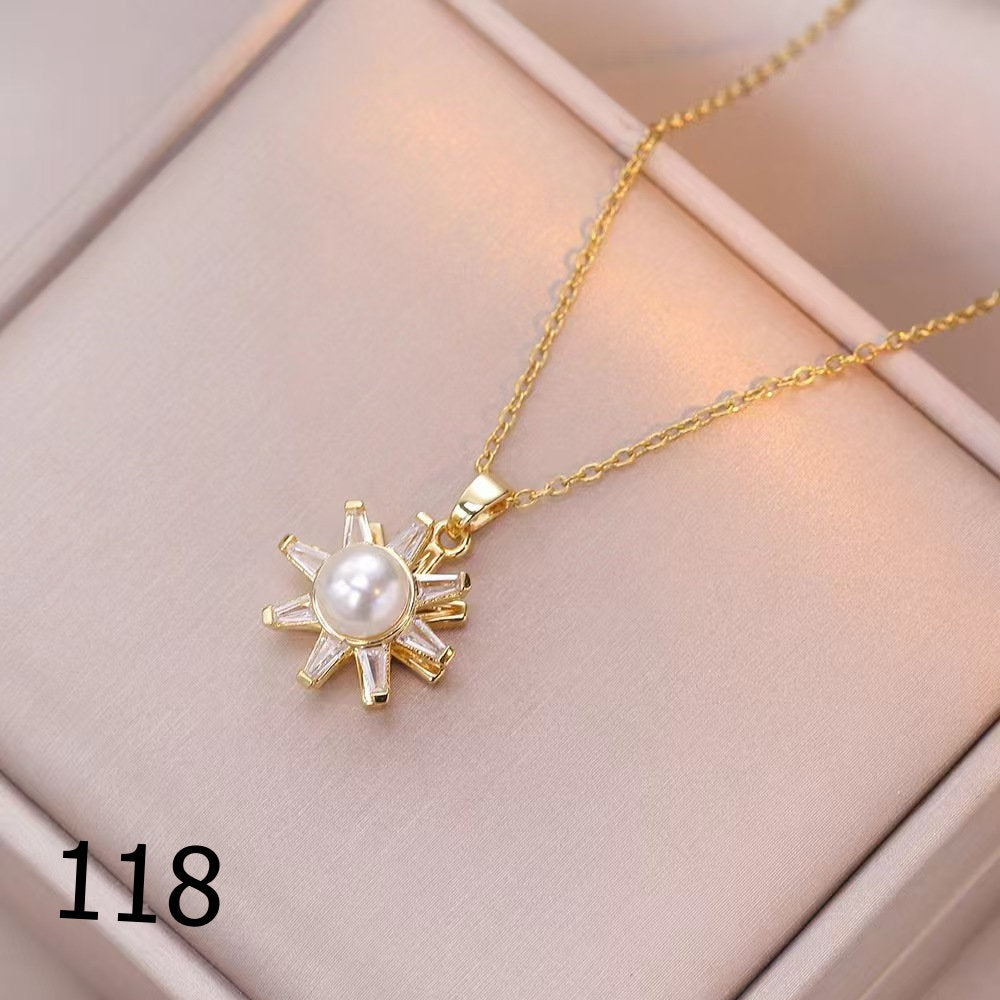 18K Plated Shiny Spinner Necklace (1)