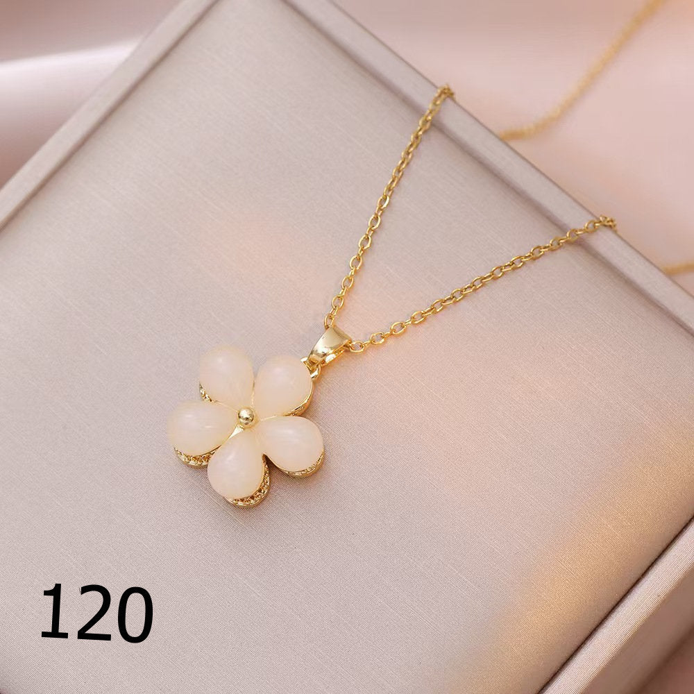 18K Plated Shiny Spinner Necklace (1)