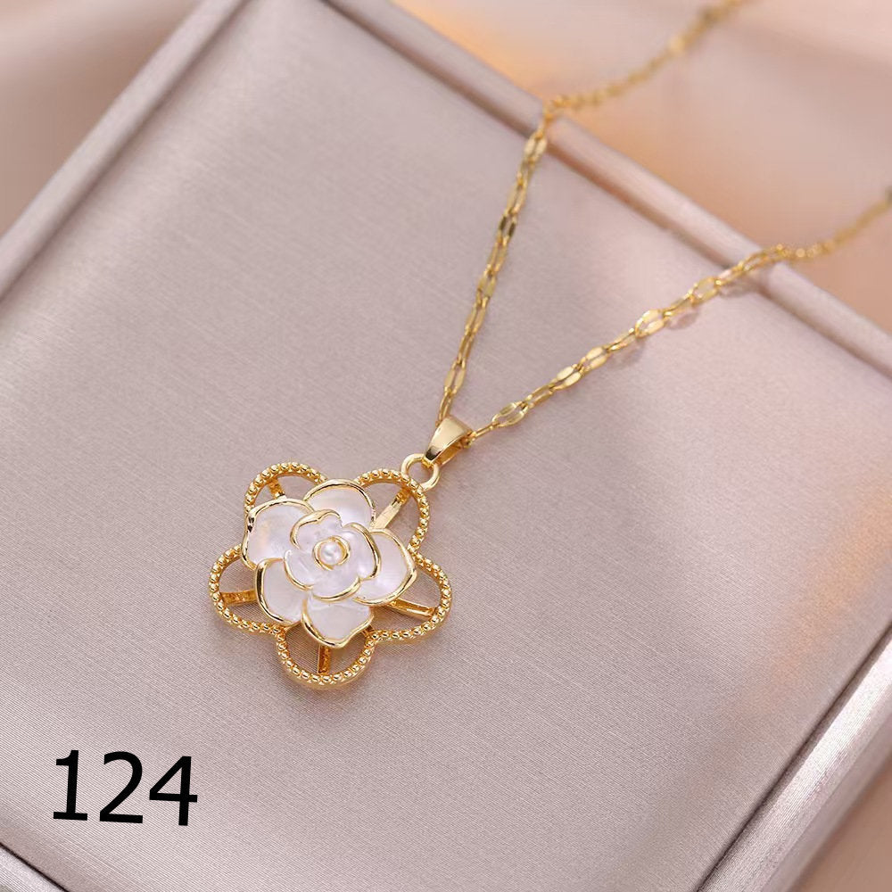 18K Plated Shiny Spinner Necklace (1)