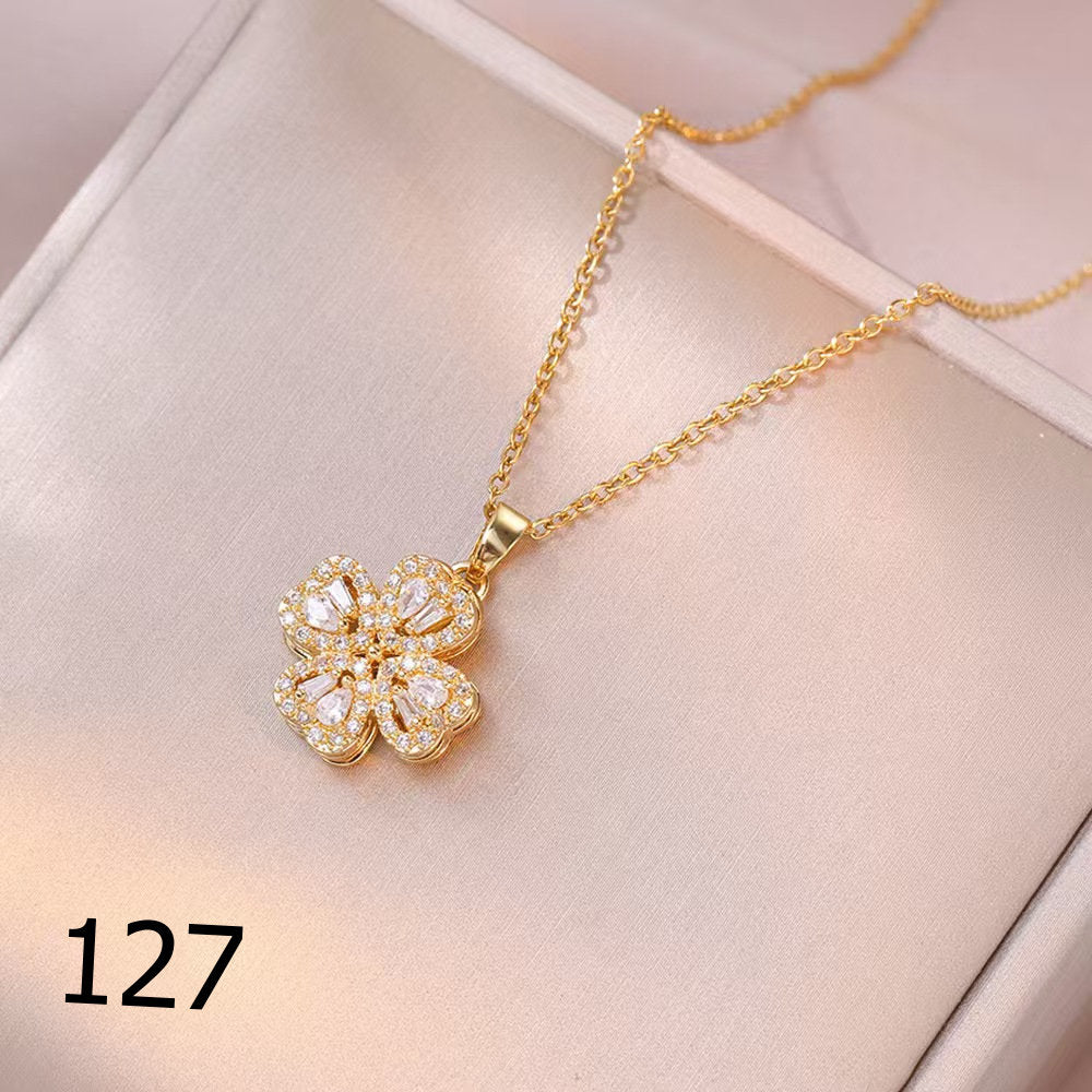 18K Plated Shiny Spinner Necklace (1)