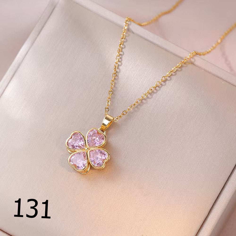 18K Plated Shiny Spinner Necklace (1)
