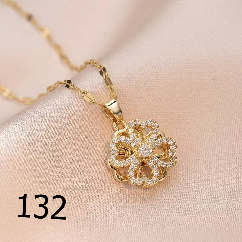 18K Plated Shiny Spinner Necklace (1)