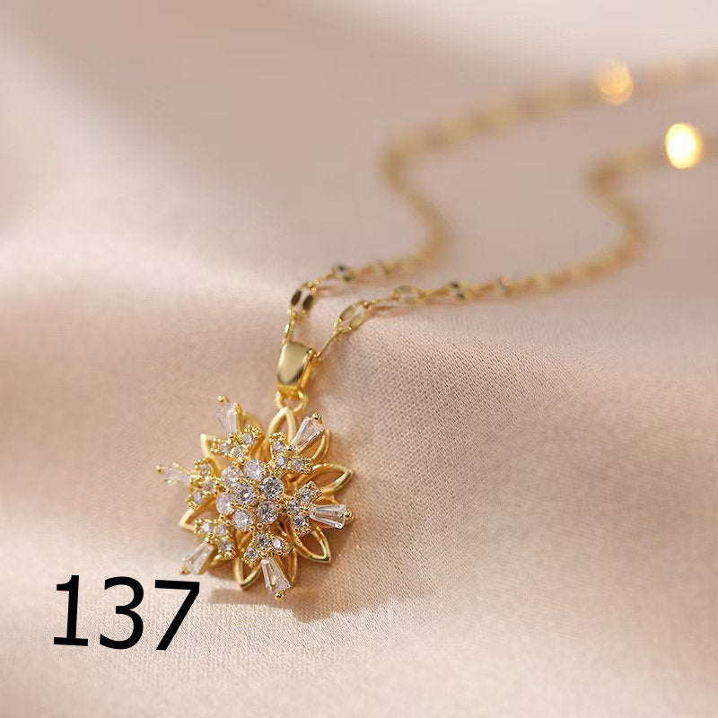 18K Plated Shiny Spinner Necklace (1)