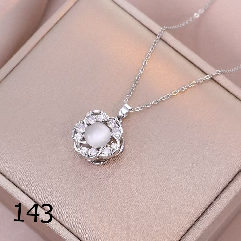 18K Plated Shiny Spinner Necklace (1)
