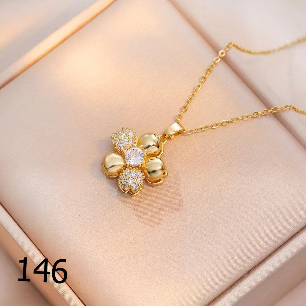 18K Plated Shiny Spinner Necklace (1)
