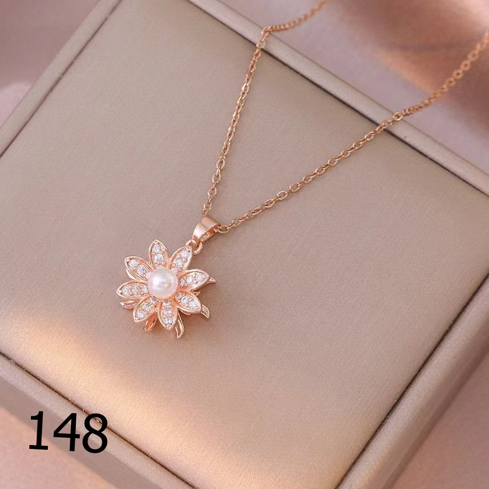 18K Plated Shiny Spinner Necklace (1)