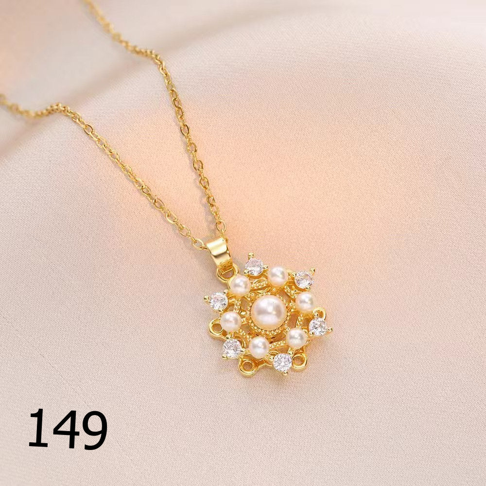 18K Plated Shiny Spinner Necklace (1)