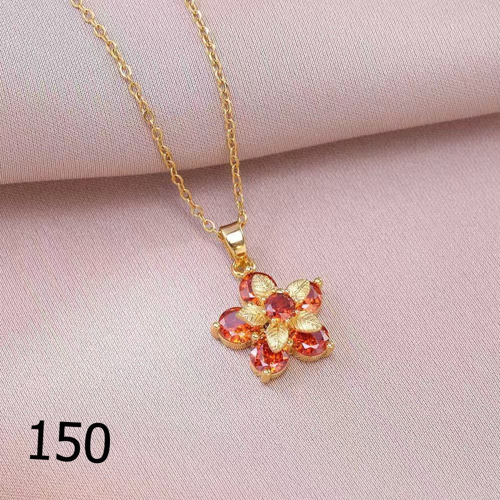 18K Plated Shiny Spinner Necklace (1)