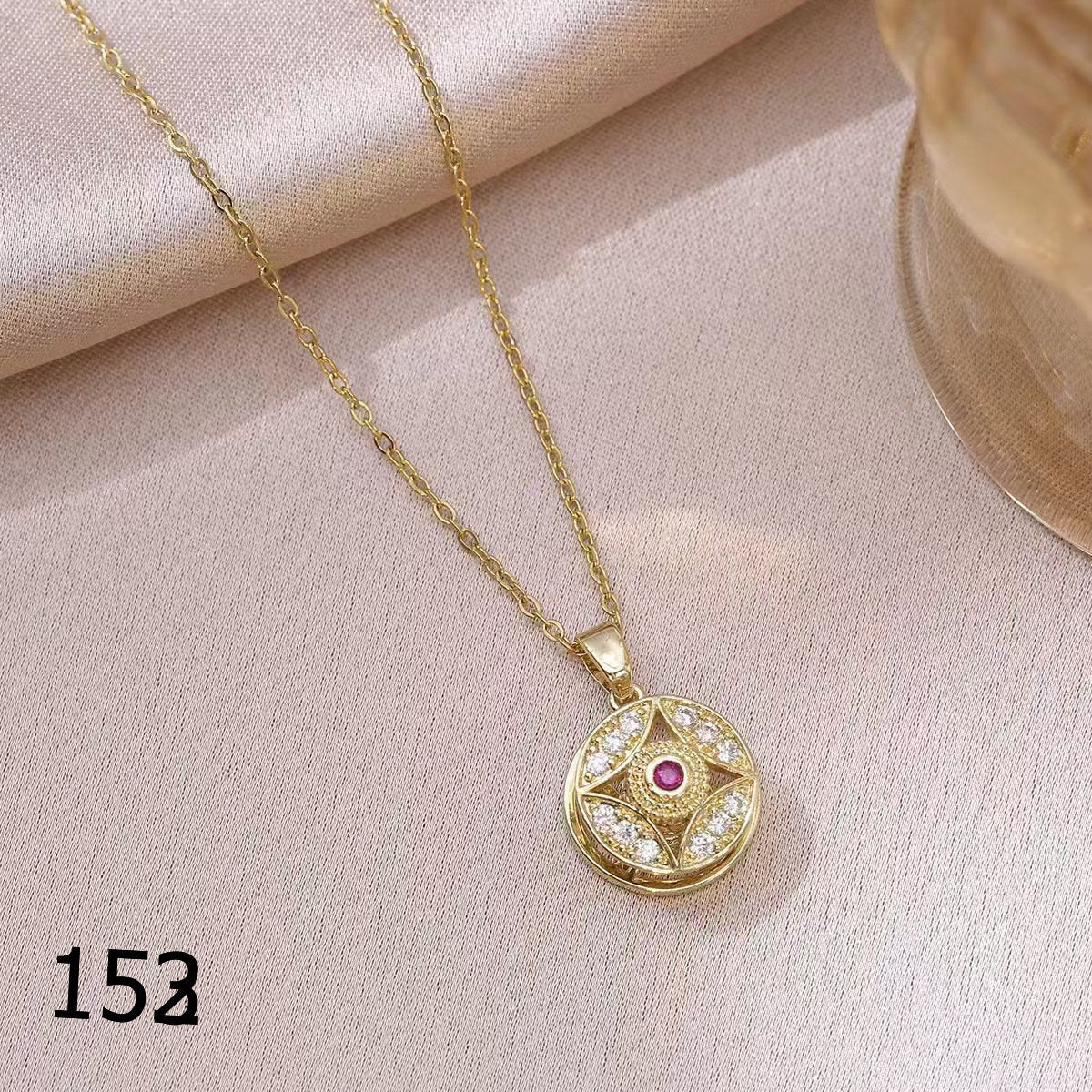 18K Plated Shiny Spinner Necklace (1)