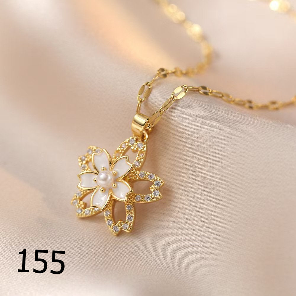 18K Plated Shiny Spinner Necklace (1)
