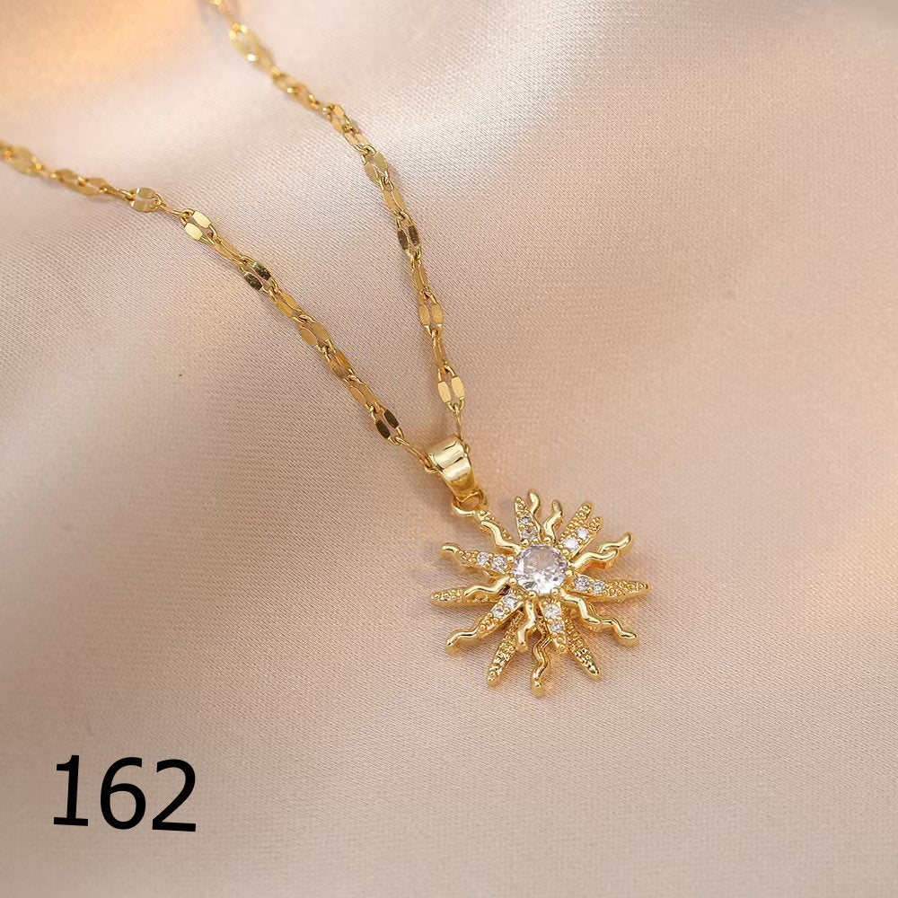 18K Plated Shiny Spinner Necklace (1)