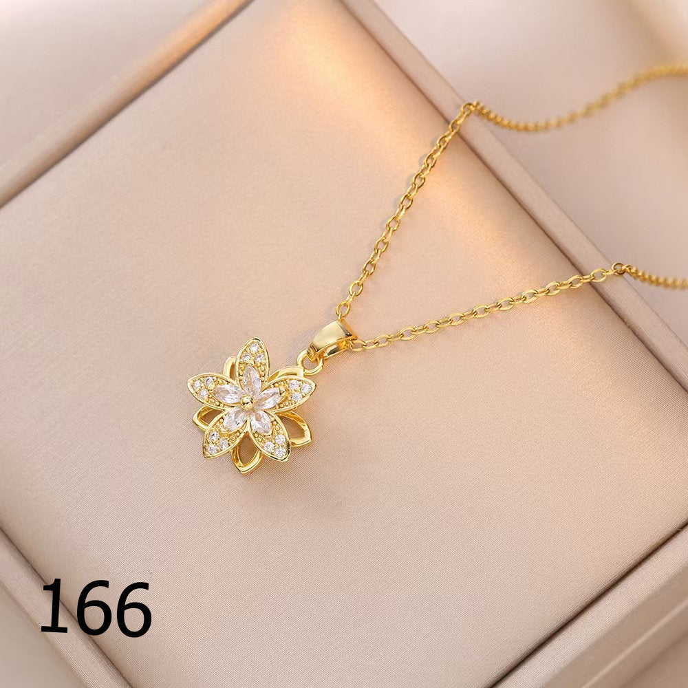 18K Plated Shiny Spinner Necklace (1)