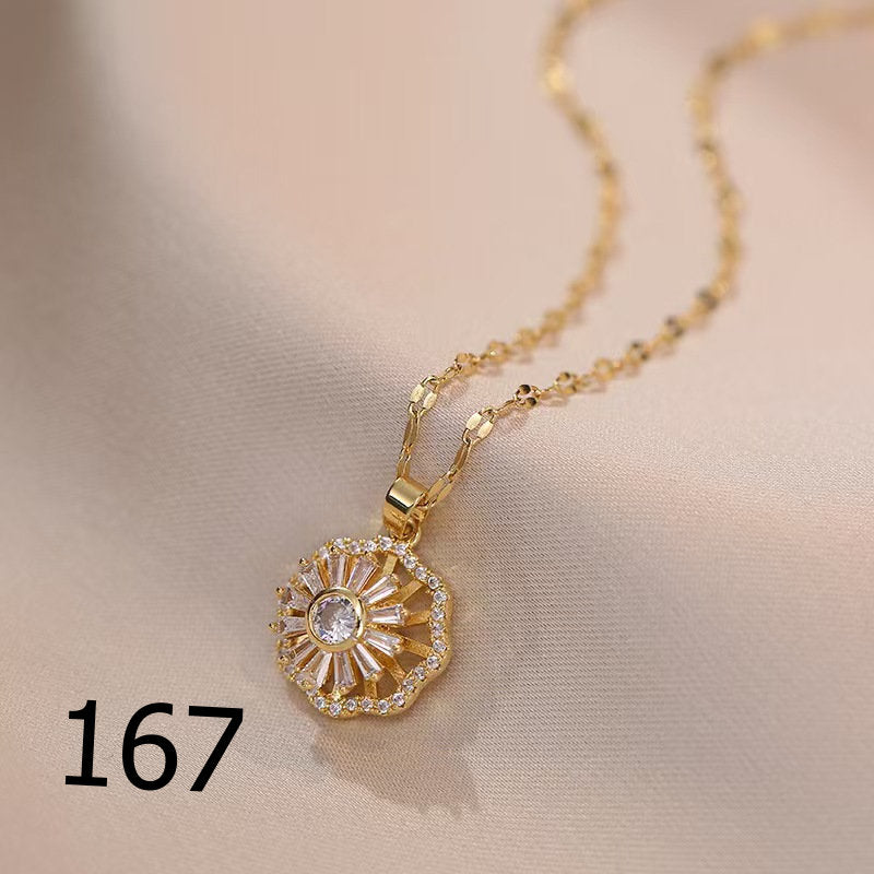 18K Plated Shiny Spinner Necklace (1)