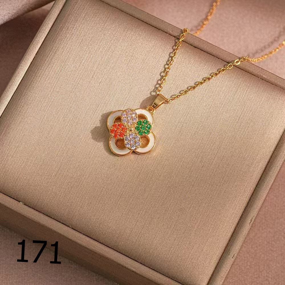 18K Plated Shiny Spinner Necklace (1)