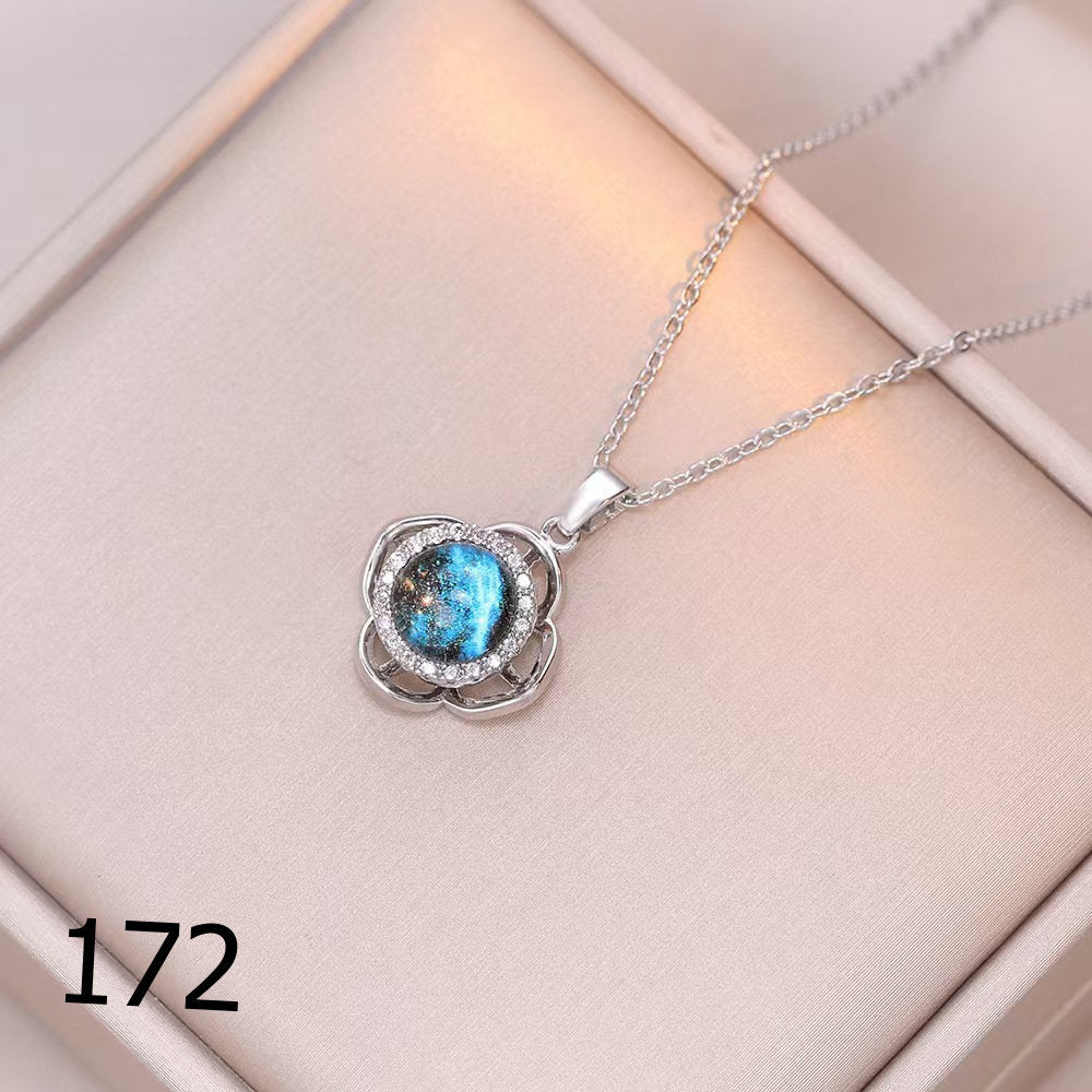 18K Plated Shiny Spinner Necklace (1)