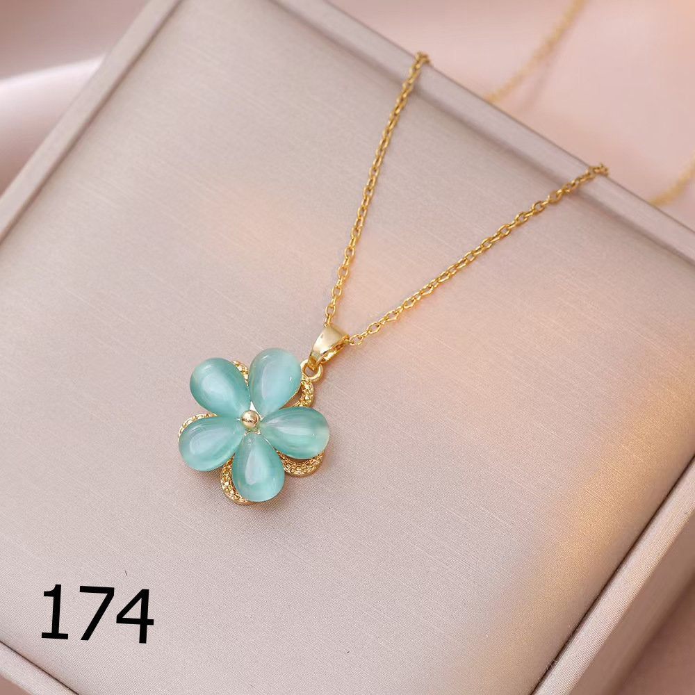 18K Plated Shiny Spinner Necklace (1)