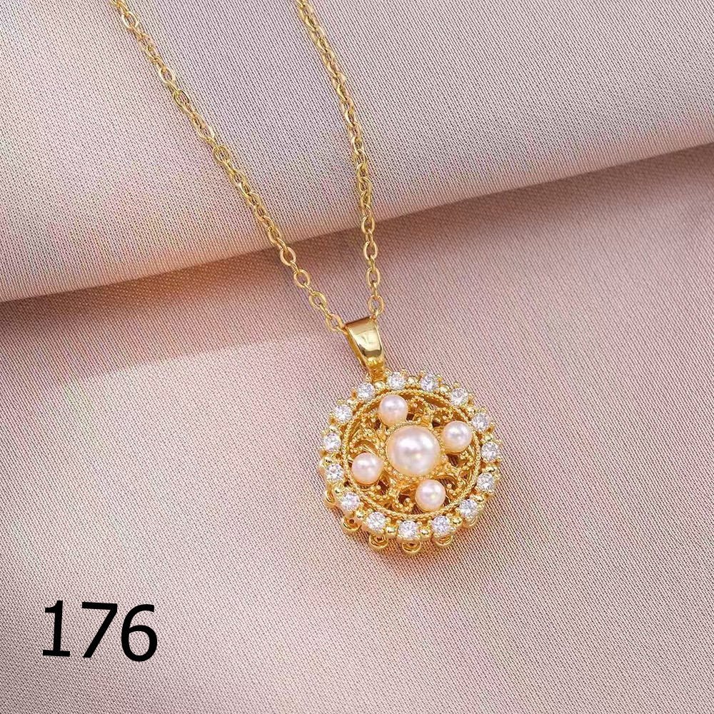 18K Plated Shiny Spinner Necklace (1)