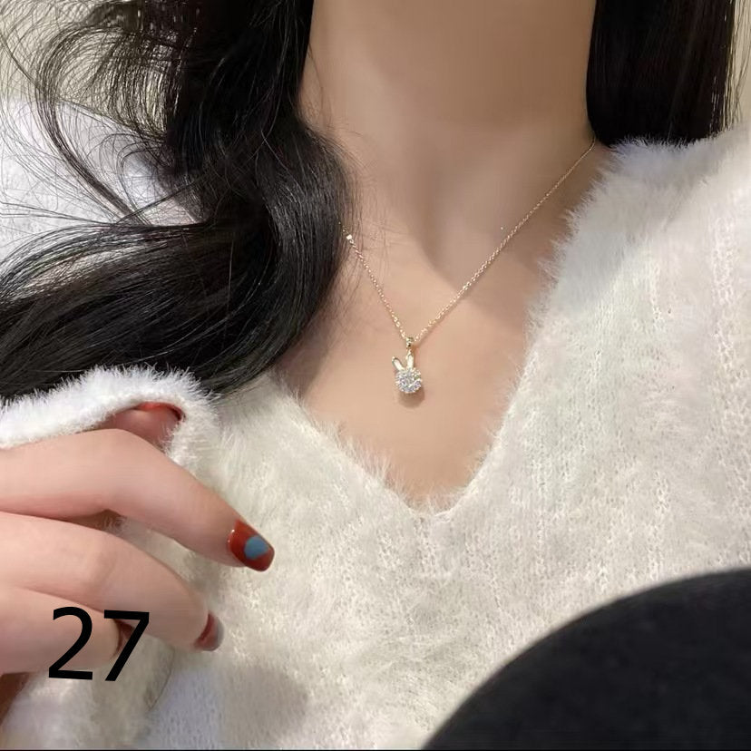 18K Gold Plated Shiny Spinner Necklaces -Blind bag