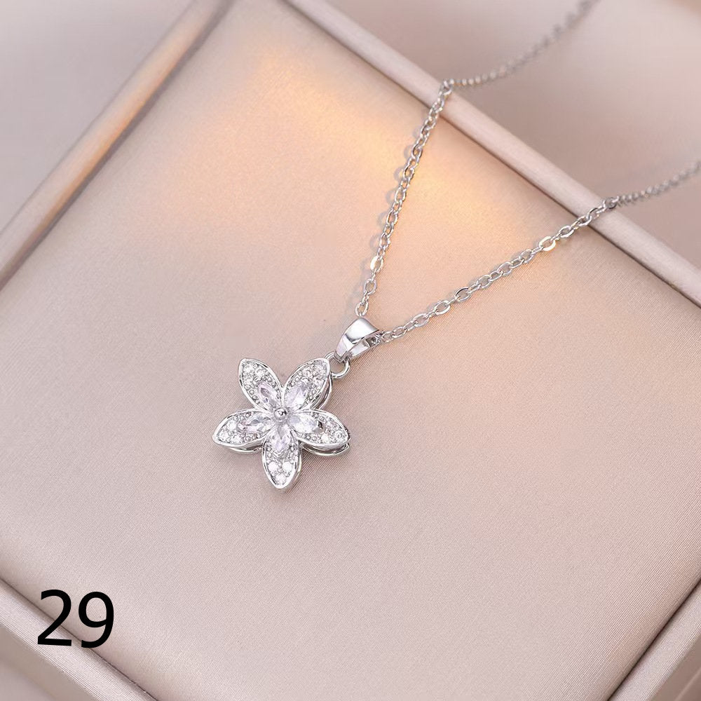 18K Gold Plated Shiny Spinner Necklaces -Blind bag