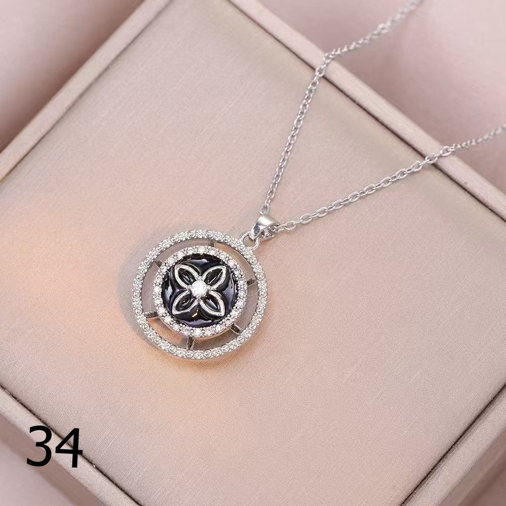 18K Gold Plated Shiny Spinner Necklaces -Blind bag