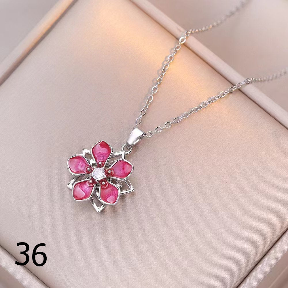 18K Gold Plated Shiny Spinner Necklaces -Blind bag