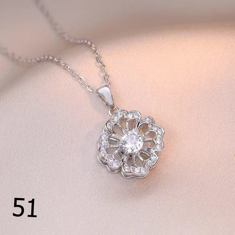 18K Gold Plated Shiny Spinner Necklaces -Blind bag