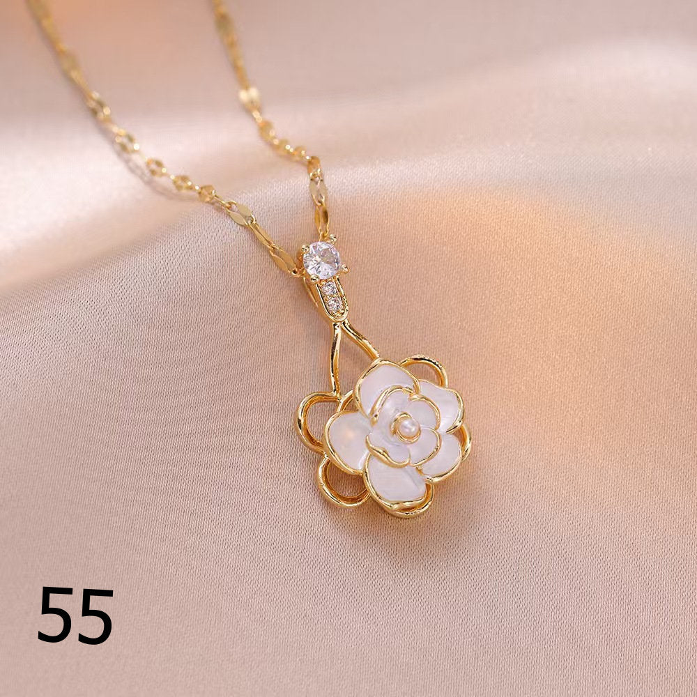 18K Gold Plated Shiny Spinner Necklaces -Blind bag