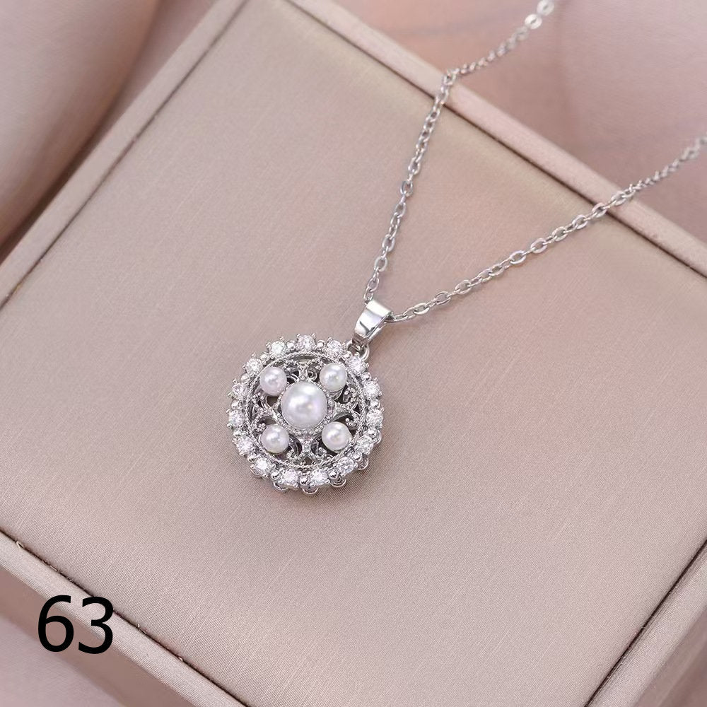 18K Gold Plated Shiny Spinner Necklaces -Blind bag