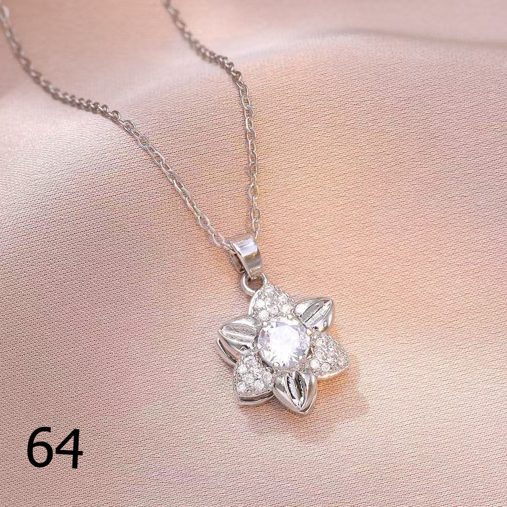 18K Gold Plated Shiny Spinner Necklaces -Blind bag