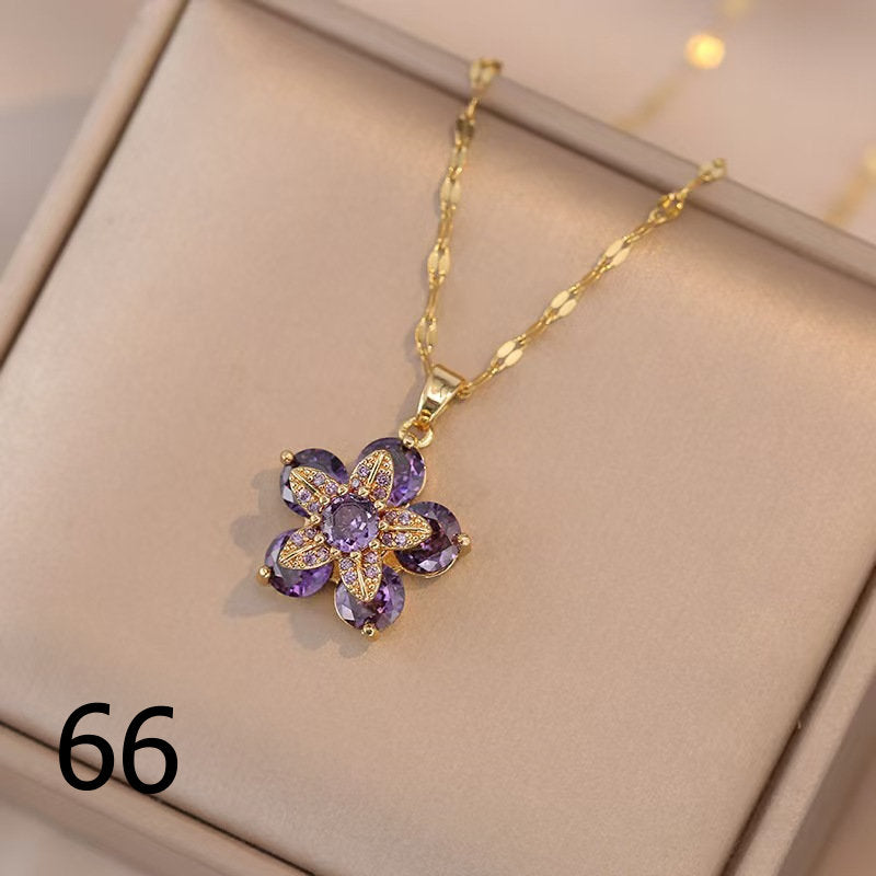 18K Gold Plated Shiny Spinner Necklaces -Blind bag