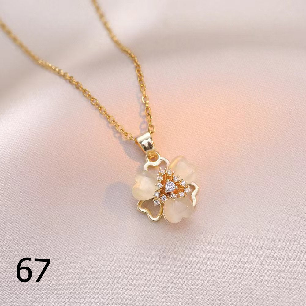 18K Gold Plated Shiny Spinner Necklaces -Blind bag