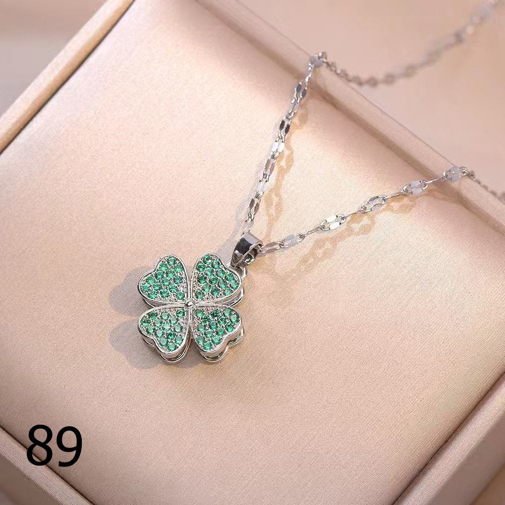 18K Gold Plated Shiny Spinner Necklaces -Blind bag