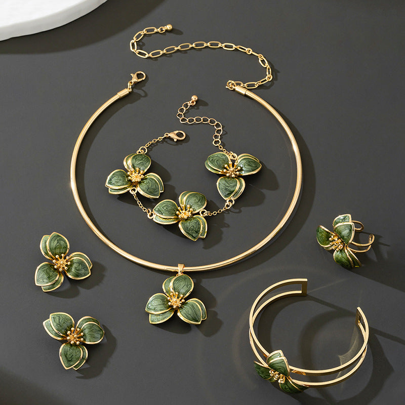 Flower Charm Pendant,  Floral Stylish Jewellery for Women