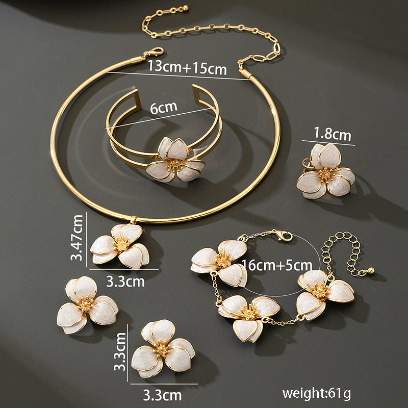 Flower Charm Pendant,  Floral Stylish Jewellery for Women