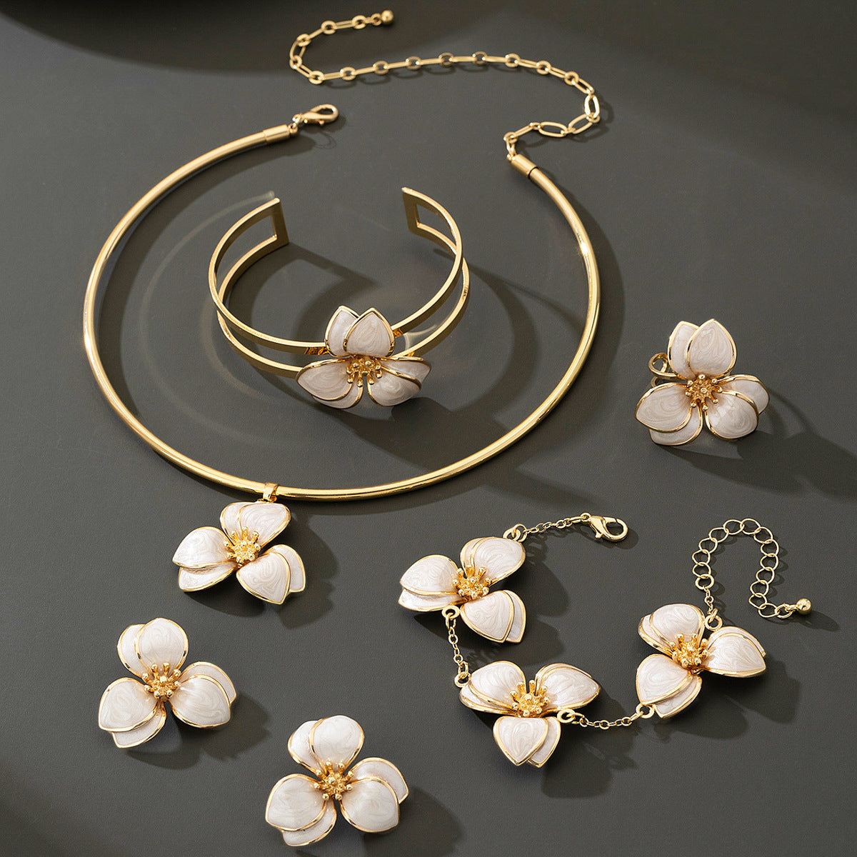 Flower Charm Pendant,  Floral Stylish Jewellery for Women