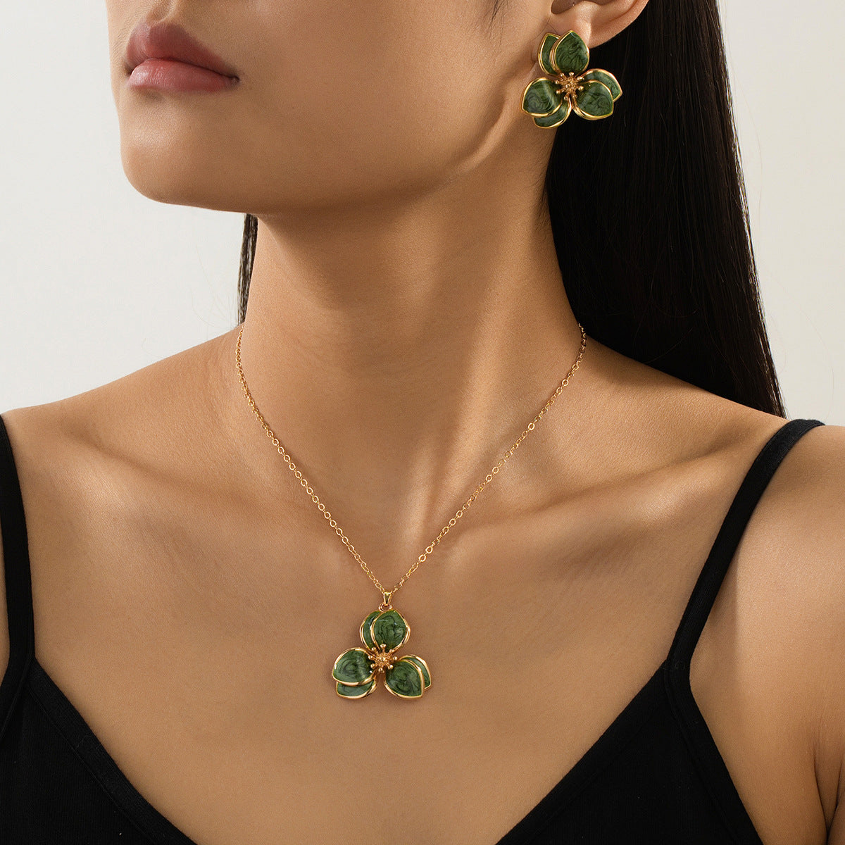 Flower Charm Pendant,  Floral Stylish Jewellery for Women